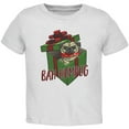 thumbnail image 1 of Christmas Bah Humpug Grumpy Scrooge Pug Gift Toddler T Shirt White 3T, 1 of 1
