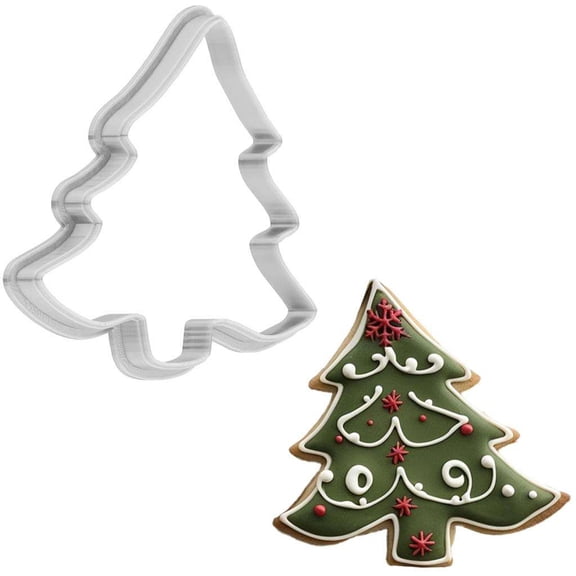 Christmas Baking Cookie Cutter 4 Inch Made in USA by WONDERTORY