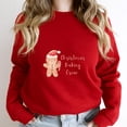 thumbnail image 1 of Christmas Baking Crew Funny Holiday Graphic SW15068 Unisex Sweatshirt, Up to Size 5XL, 1 of 2
