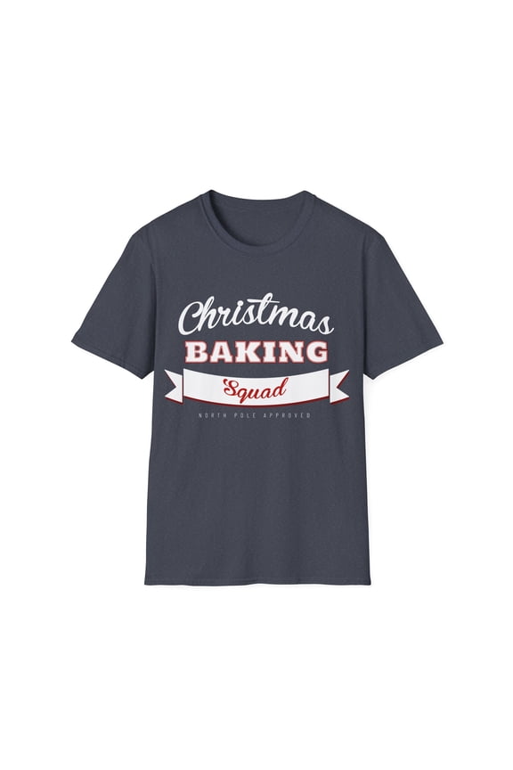 Christmas Baking Squad Unisex Softstyle T-Shirt, Holiday Team Matching Tops