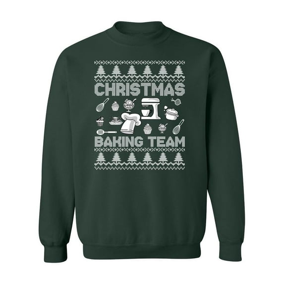 Christmas Baking Team Sweatshirt Men -Image by Shutterstock, Male Large