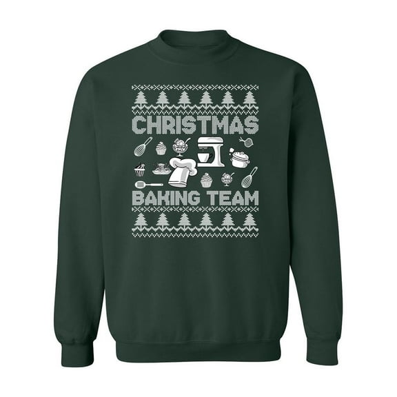 Christmas Baking Team Sweatshirt Men -Image by Shutterstock, Male Medium