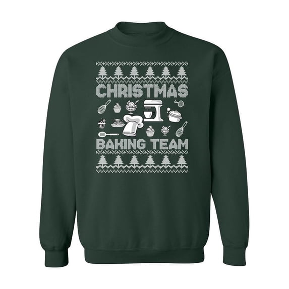 Christmas Baking Team Sweatshirt Men -Image by Shutterstock, Male Small