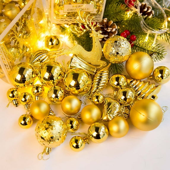 Christmas Ball Bauble Glitter Wave Finish Ball Ornament Christmas Indoor Outdoor Hanging Decoration Holiday Party Wedding Halloween Thanksgiving Valentine's Day Decor