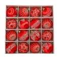 thumbnail image 1 of Christmas Ball Bright Color Scheme Christmas Ball Ornaments for Xmas Christmas Tree - 4 Style Shatterproof Christmas Tree Decorations Hanging Ball for Holiday Wedding Party(16pcs, 2.36"/6CM), 1 of 7
