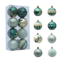 Christmas Ball Decorations Shatter Proof Christmas Decorations Set A Variety Of Styles Of Christmas Tree Decorations, Also Suitable for 8 Other Party Decorations