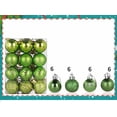 thumbnail image 1 of Christmas Ball Hanging Ornaments Sets 48 Pieces, Durable Lightweight Balls for Christmas Tree Decoration Home Party Bauble Decor 1.18Inch Green, 1 of 6
