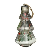 Christmas Ball Light Bauble Pearly Flower Bulb Ornament Christmas Indoor Outdoor Hanging Decoration Holiday Party Wedding Halloween Thanksgiving Valentine's Day Decor