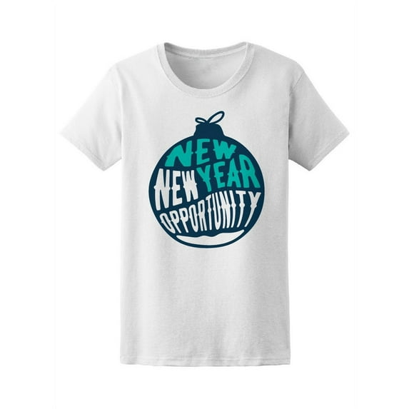 Christmas Ball New Year Tree Tee Women's -Image by Shutterstock