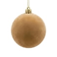 thumbnail image 1 of Christmas Ball Ornament 3.1 Inch Flocked Velvet Shatterproof Christmas Tree Decor Hanging Bauble Sold Individually Holiday Home, 1 of 6