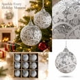 thumbnail image 1 of Christmas Ball Ornament Set Shatterproof Boxed Hanging Decorations with Sturdy Caps for Winter Festival Tree Decor Setup, 1 of 4