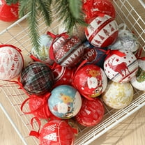 Christmas Ball Ornaments 1 Pcs - 3 inch Large Shatterproof Christmas Balls, Exquisite Pattern with BowDecorations Indoor, Classic Holiday Party Hanging Ornaments for Xmas Tree, Wreath, Vines, Black
