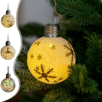 Christmas Ball Ornaments 1 Pcs - 3 inch Large Shatterproof Christmas Balls, Lighted Decorations Indoor, Exquisite Holiday Party Hanging Ornaments for Xmas Tree, Wreath, Vines, Multicolor