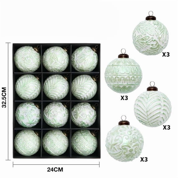 Christmas Ball Ornaments 12 Pack Shatterproof Xmas Tree Hanging Balls Christmas Decorations