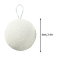thumbnail image 1 of Christmas Ball Ornaments 12 Pcs - 2 inch Large Shatterproof Christmas Balls, Simulated Cute Snowball Decorations Indoor, Classic Holiday Party Hanging Ornaments for Xmas Tree, Wreath, Vines, White, 1 of 5