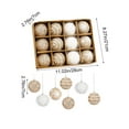 thumbnail image 1 of Christmas Ball Ornaments 12 Pcs - 3 inch Large Shatterproof Christmas Balls, Aesthetic Decorations Indoor, Classic Holiday Party Hanging Ornaments for Xmas Tree, Wreath, Vines, Red, 1 of 9