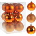 thumbnail image 1 of Christmas Ball Ornaments, 12pcs Pre-Strung Xmas Tree Decorations，Holiday Hanging Balls-3 Style Shatterproof Plastic Ball Ornaments, 1 of 6
