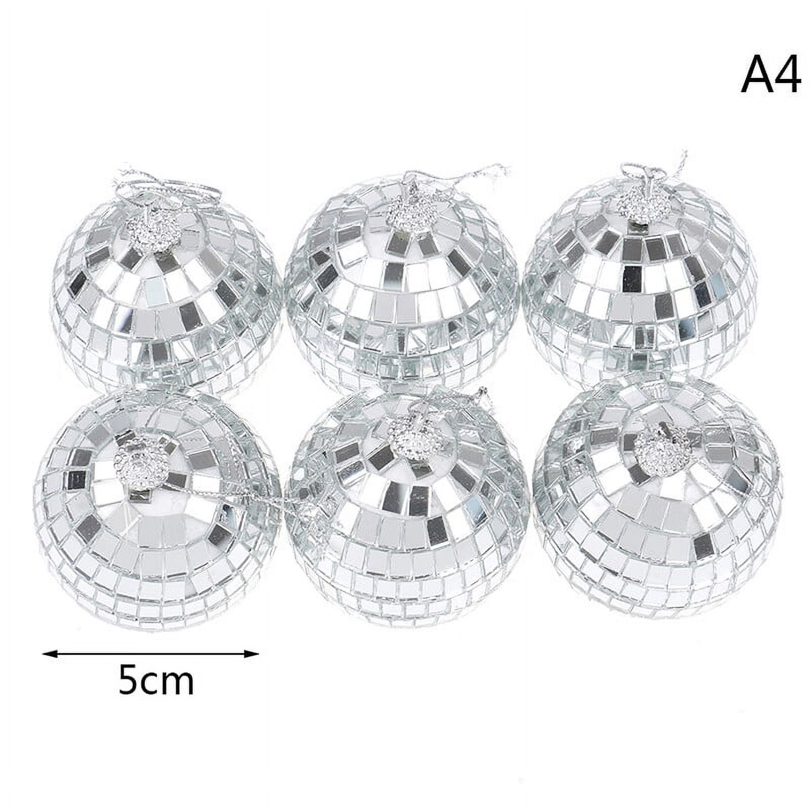 Christmas Ball Ornaments 28cm Mini Disco Mirror Ball Christmas Tree