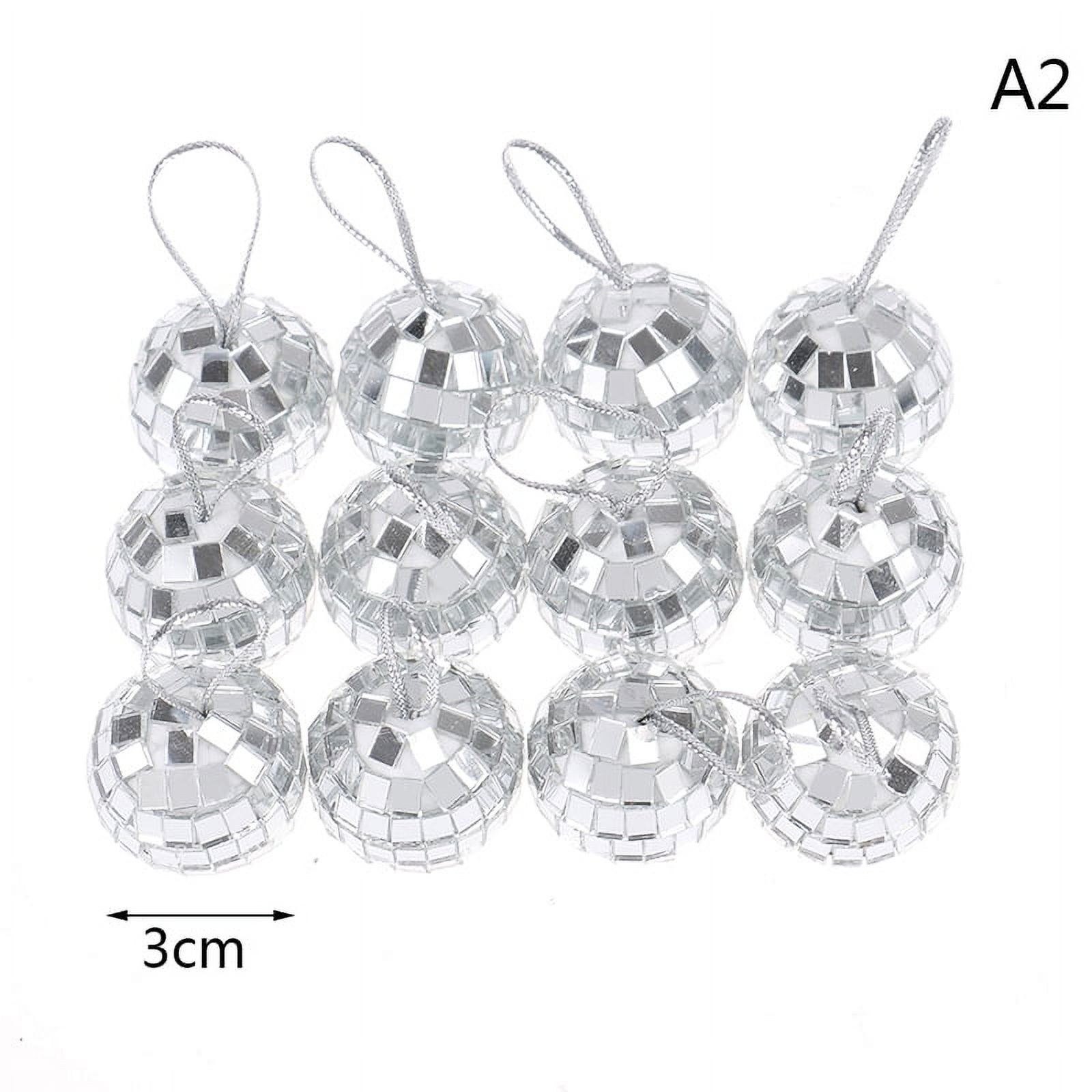 Christmas Ball Ornaments 28cm Mini Disco Mirror Ball Christmas Tree