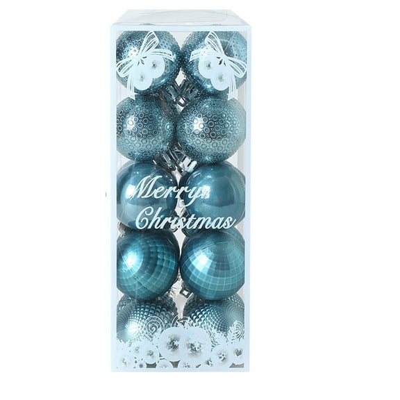 Christmas Ball Ornaments 20 Pcs 1.6 Inch Shatterproof Plastic Christmas Balls Set for Tree, Home, Party, Indoor and Outdoor Holiday Decorations