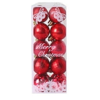 Christmas Ball Ornaments 20 Pcs 1.6 Inch Shatterproof Plastic Christmas Balls Set for Tree, Home, Party, Indoor and Outdoor Holiday Decorations