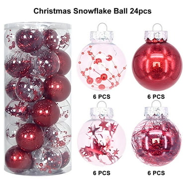 Clearance Christmas Ball Ornament 3cm Bright Plastic Shatterproof ...