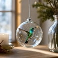 thumbnail image 1 of Christmas Ball Ornaments, 3D Bird Spherical Hanging Decor, Christmas Tree Decoration for Home Party, 1 of 7