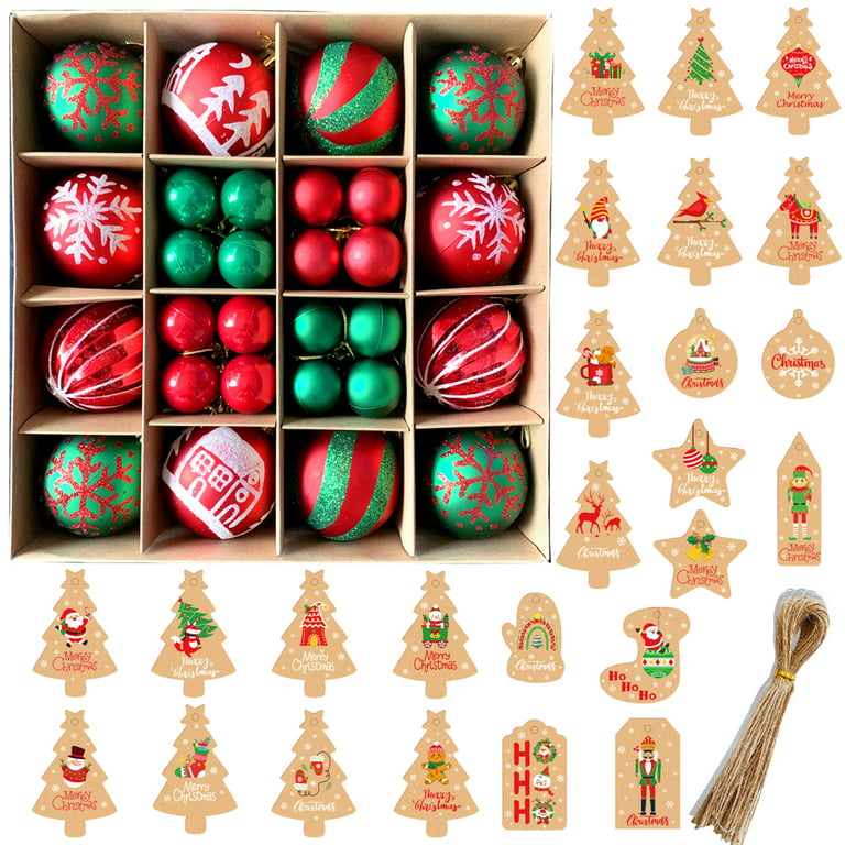 Ayieyill Premium Large Christmas Ornament Storage Box, Christmas Ornament  Organizer, with Side Open, Drawer Style Trays - Keeps 72 Holiday Ornaments,  Red 