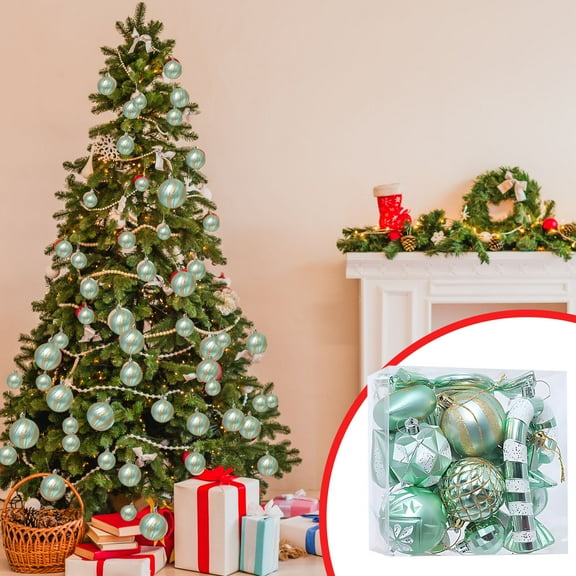 Christmas Ball Ornaments under $5! Bzdzmqm 16 Piece Christmas Ball Set, Colorful Xmas Tree Decorations, Shiny Holiday Ornament Collection, Festive Party Decor Pendants, Classic Christmas Baubles