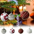 thumbnail image 1 of Christmas Ball Ornaments 6 Pcs - 2 inch Large Shatterproof Christmas Balls, Multi-Styles Decorations Indoor, Cute Holiday Party Hanging Ornaments for Xmas Tree, Wreath, Vines, Multicolor, 1 of 9