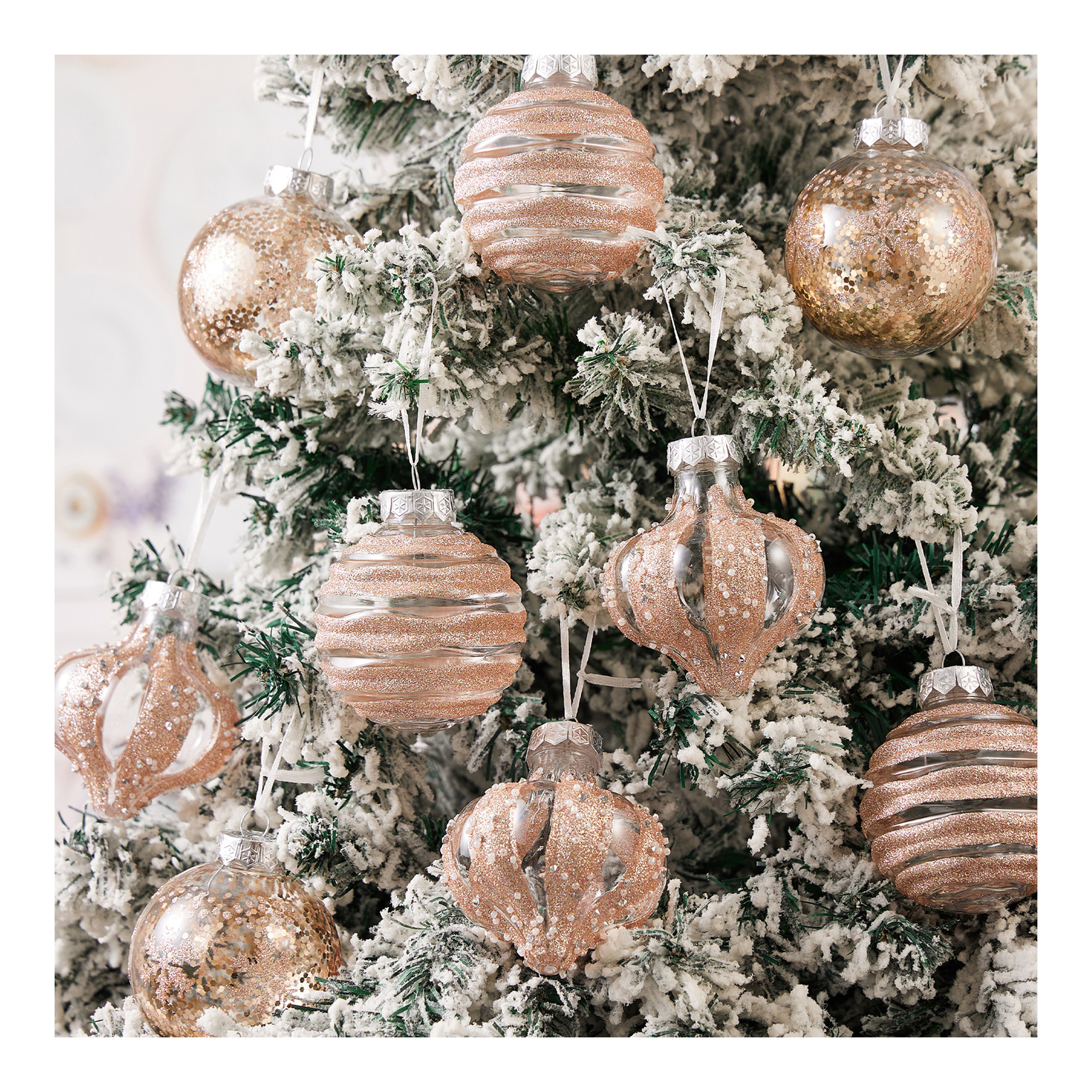 Christmas Ball Ornaments,9pcs Shatterproof Plastic Christmas Tree