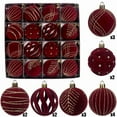 thumbnail image 1 of Christmas Ball Ornaments! Fwttom Christmas Tree Decorations Ball Ornaments, 16 PCS Velvet Christmas Balls Flocked Christmas Tree Ornaments Plastic Balls Xmas Decorative Hanging Ornaments, 1 of 7