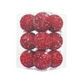 thumbnail image 1 of Christmas Ball Ornaments Glitter Sequin Foam Ornaments 12 Pcs Hanging Christmas Tree Ball Decorations Indoor Outdoor for Xmas Wedding Party Holiday Decor Hanging Ornaments, 1 of 6