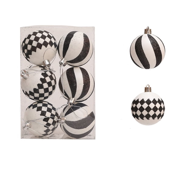 Christmas Ball Ornaments,Hanging Balls Shatterproof Plastic Tree Decoration for Halloween Christmas Party Decor
