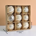 thumbnail image 1 of Christmas Ball Ornaments Set, 18PCS Elegant White and Champagne Assorted Xmas Tree Ball Ornaments, Shatterproof Christmas Tree Hanging Ornaments for Xmas Decoration, 1 of 3