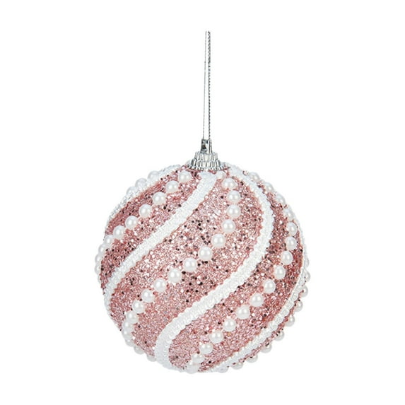 Christmas Ball Ornaments Set 2ct Shatterproof Pastic Christmas Tree Decorations Hanging Ornaments Non-Fade Decor for Xmas, Party & Home Decor 80mm/3.15"
