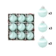 thumbnail image 1 of Christmas Ball Ornaments Set – 9PCS Shatterproof Plastic Baubles with Hanging Loops for Tree, Holiday, Party & Gift Decoration, 1 of 5