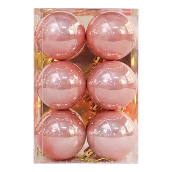 Christmas Ball Ornaments Set of 12, 3.15" Glossy Christmas Ball Hanging Christmas Baubles for Xmas Tree Holiday Wedding Party Gift Decor