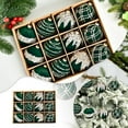 thumbnail image 1 of Christmas Ball Ornaments Sets Christmas High Grade Texture 6cm Flocking Painted Christmas Tree Khaki Christmas Exquisite Pendant, 1 of 7