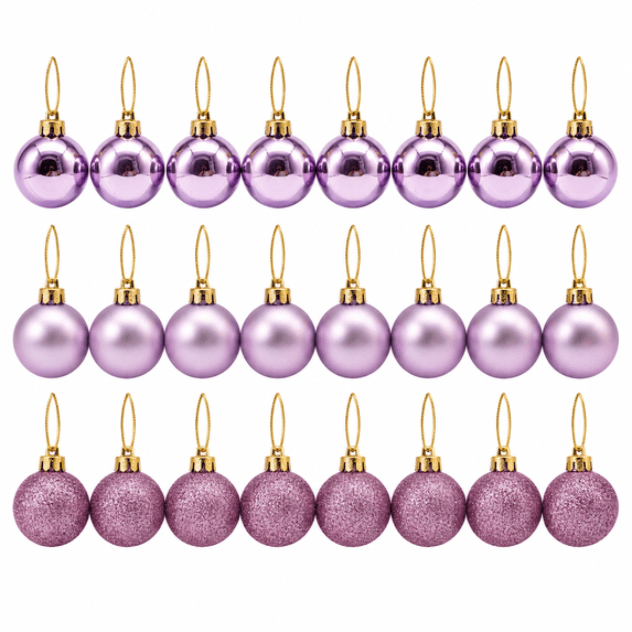 Christmas Ball Ornaments Shatterproof Christmas Decorations Tree Balls for Tree Ornaments Holiday Wedding Party Decoration, Light Purple