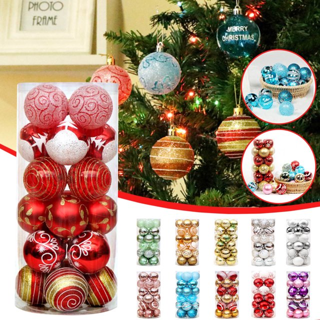 Christmas Ball Ornaments Shatterproof Christmas Clearance Christmas