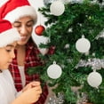 thumbnail image 1 of Christmas Ball Qwtwty Christmas Decorations 12 Piece Flocked Christmas Balls Christmas Decoration SetMultiple Styles of Christmas Tree Decorations Can Also Be Used for Other Party, 1 of 1