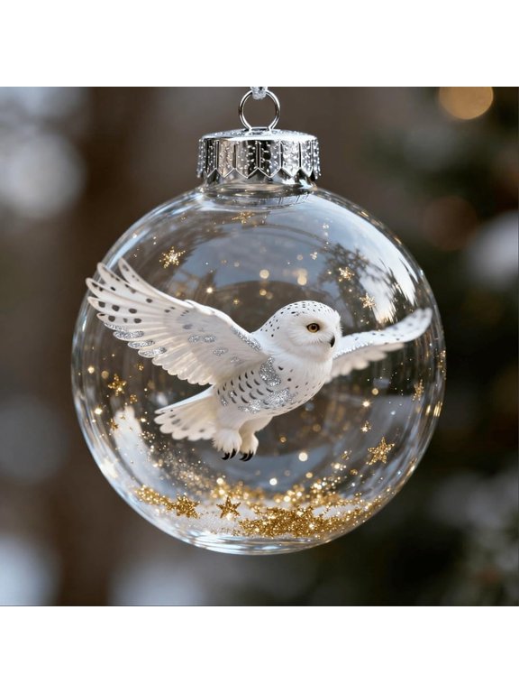 Christmas Ball Transparent Ball Red Simulated Decoration Material Ball Christmas Christmas Pendant