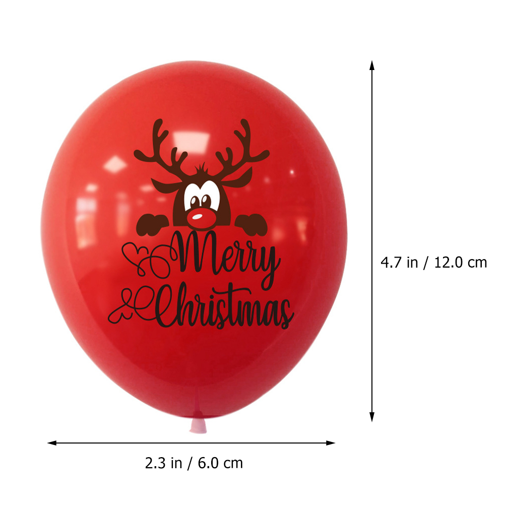 Christmas Balloon 20Pcs Party Balloons Supplies Baby Shower Wedding