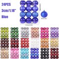 thumbnail image 1 of 24PCS Christmas Tree Ornament Pendant Party Supplies Tree Hanging Plastic 3cm/1.18in, 1 of 6