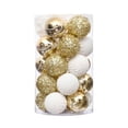 thumbnail image 1 of Christmas Balls 25Pcs Christmas Tree Ornament Pendant Party Supplies Tree Hanging Plastic Balls For Birthday Holiday Wedding Decorations, 1 of 2