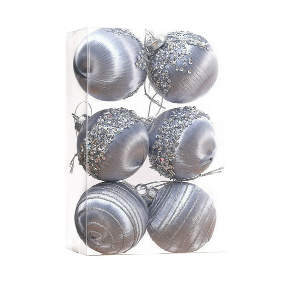 Christmas Balls 3.15" Shatterproof Plastic Hanging Ornaments for Xmas Tree Decorations, Holiday, Wedding, Party