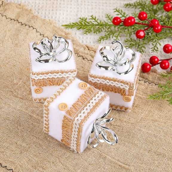 Christmas Balls, 3-Piece Foam Ornaments Set, Hanging Decorations for Christmas Tree, Wreaths, Party Scenes, Festive Home Décor, DIY Holiday Layout, Ambiance White B