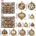 thumbnail image 1 of Christmas Balls 48 Pieces Colored Ornament Ball Set In 4/6/8cm Sizes For Tree Hanging And Seasonal Decor, 1 of 7