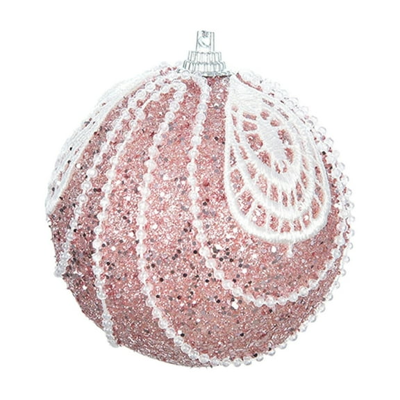 Christmas Balls Christmas Tree Decoration Balls Powder Balls Christmas Hanging 8cm Christmas Decoration Small Pendant
